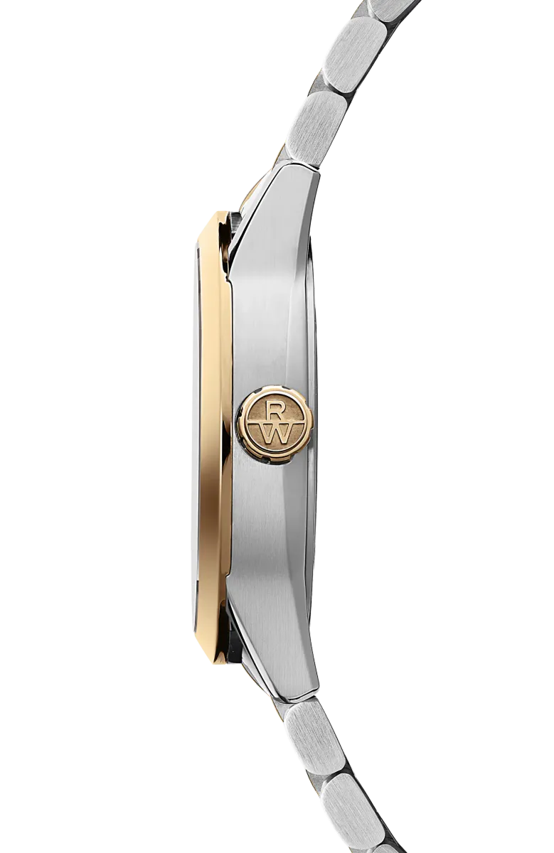 Raymond Weil Freelancer 40 mm, blue dial, Bicolor