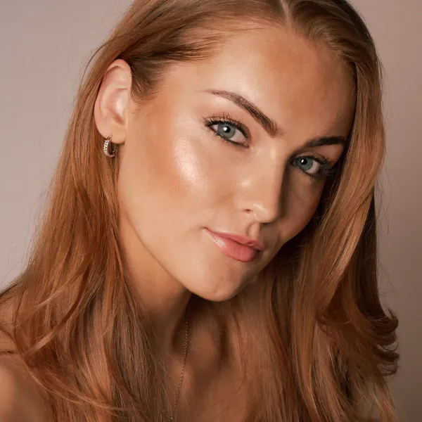 Hovedbilde Aura- øredobber i rhodinert sølv med cz