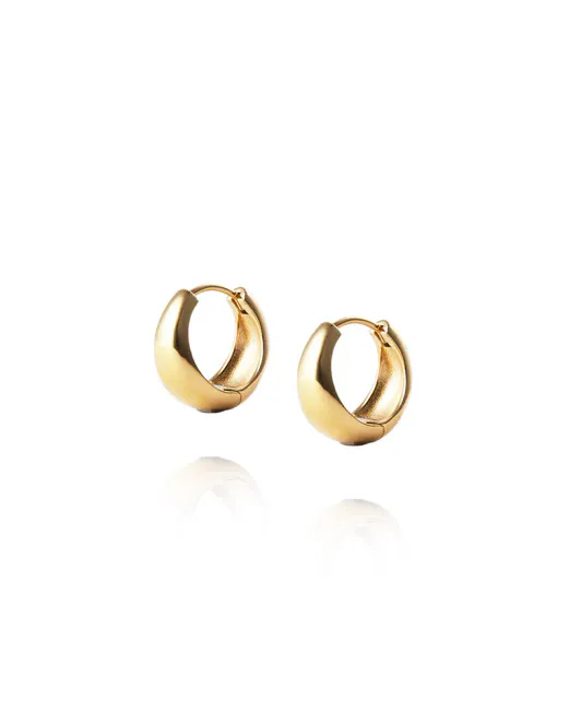 Hovedbilde Mockberg Ørepynt - Bold Hoops Gold (Medium) MO145