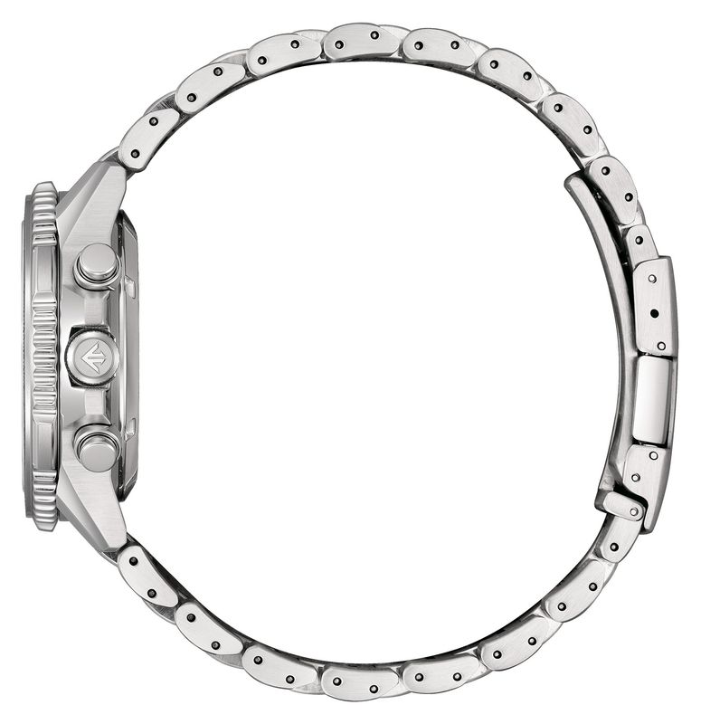 Citizen Eco-Drive Chrono Mens Stål / Sølv Ø40mm