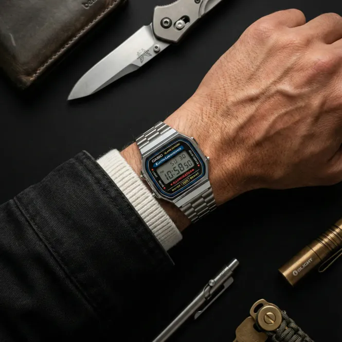 Hovedbilde Casio Vintage 36mm 3ATM A168WA-1YES