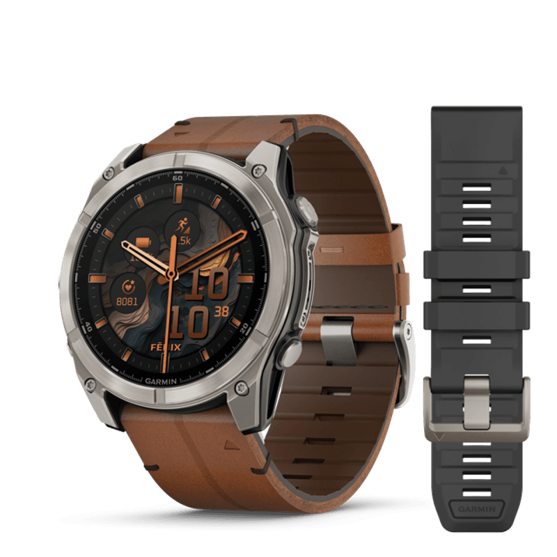 Garmin fēnix® 8, AMOLED, Ø51 mm + ekstra rem
