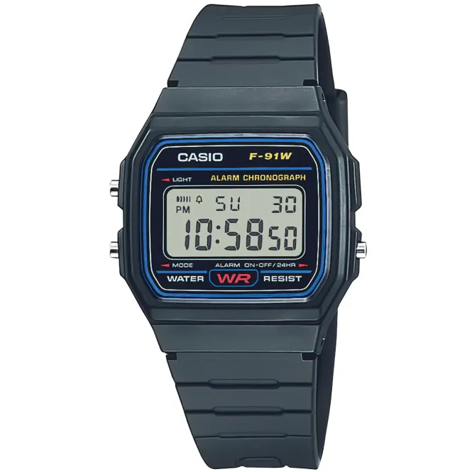 Hovedbilde Casio Timeless 33mm 3ATM F-91W-1YEG
