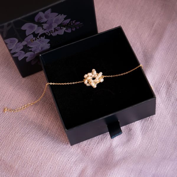 Hovedbilde Sandra Lyng 'Perledrøm' armbånd i sølv med ...