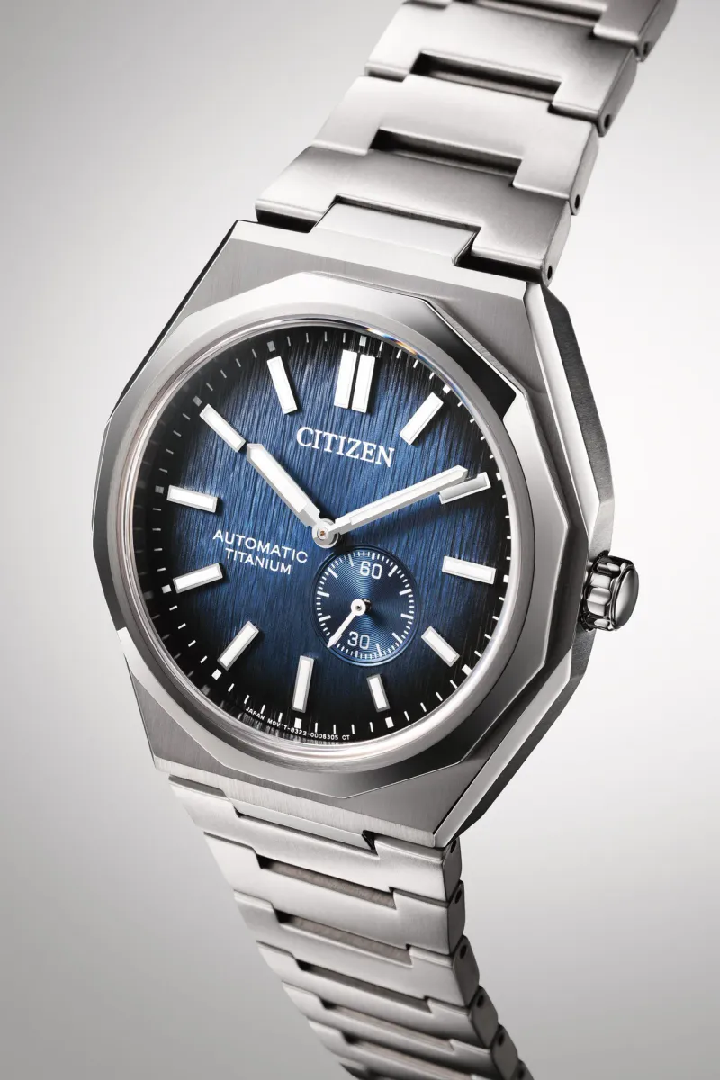 Citizen Titan Automatikk Sølv / Blå 40,5mm