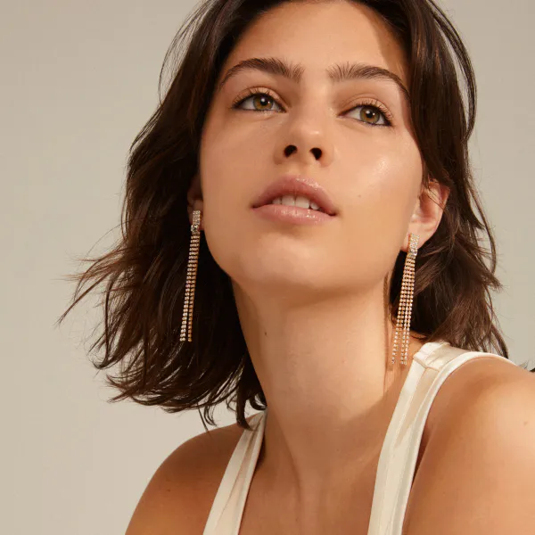 Hovedbilde AVERIE crystal earrings gold-plated