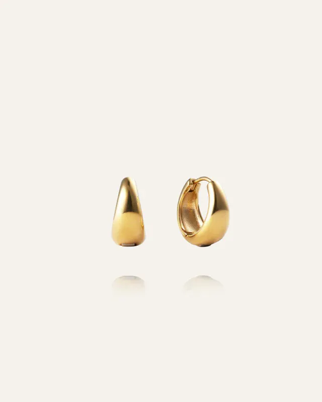 Mockberg Ørepynt - Bold Hoops Gold (Medium) MO145