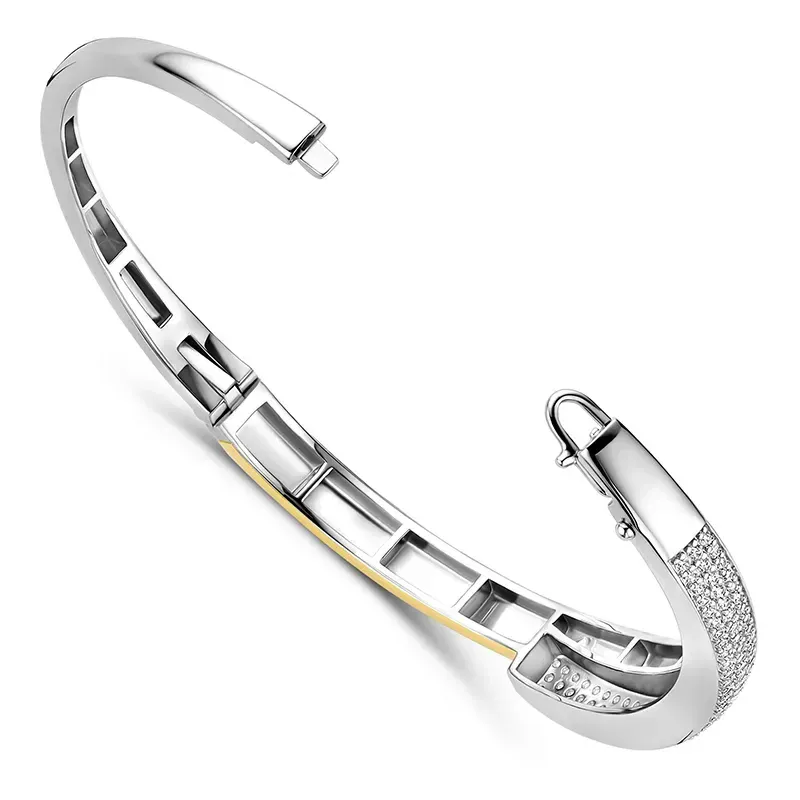 Ti Sento armring med lås L-19cm
