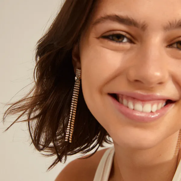 Hovedbilde AVERIE crystal earrings gold-plated