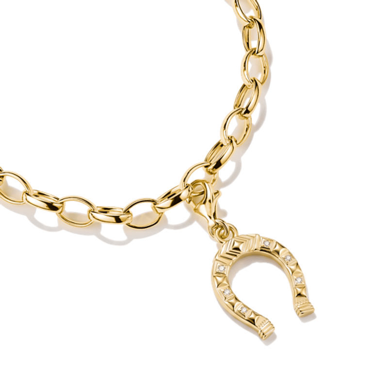 THOMAS SABO charm- forgylt hestesko
