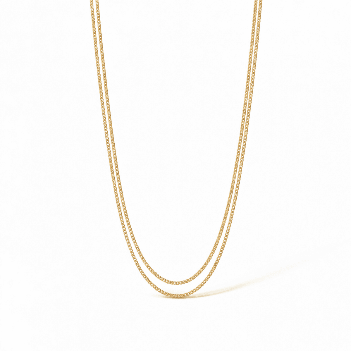 PILGRIM JOJO halskjede gullbelagt 2pk