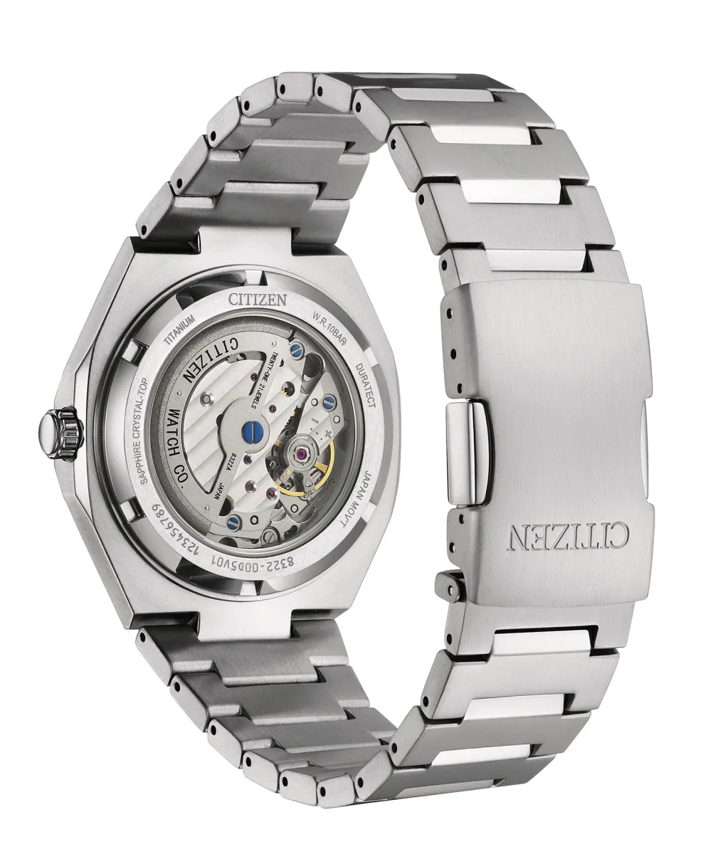 Citizen Titan Automatikk Sølv / Blå 40,5mm