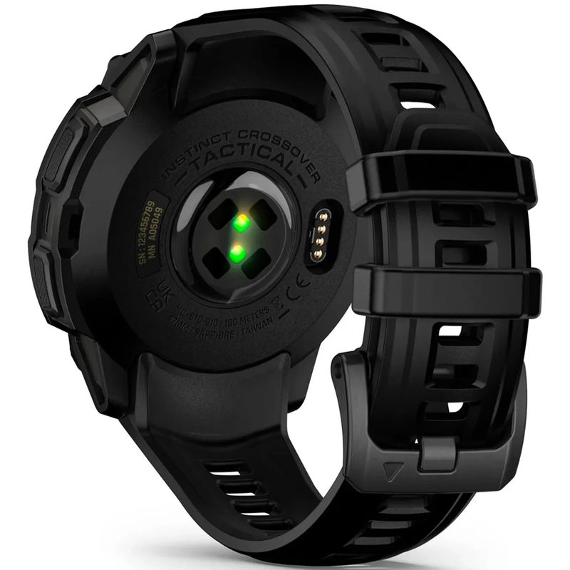 Garmin Ø47mm 100m' Instinct® Crossover AMOLED - Tactical Edition, Safirglass