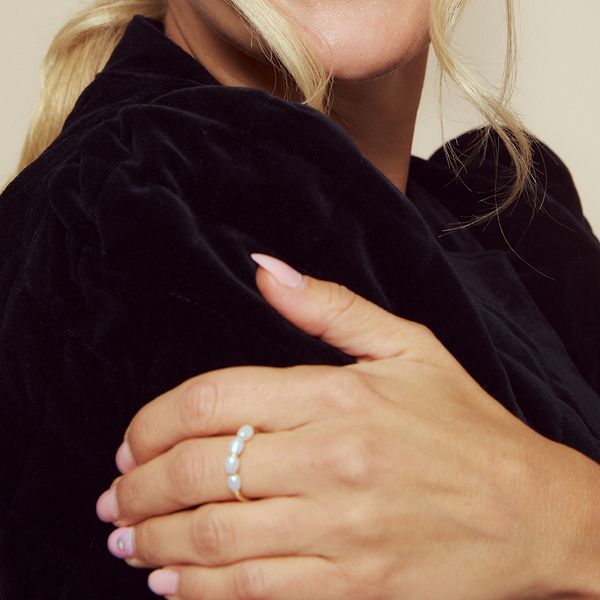 Hovedbilde Sandra Lyng 'Engledråper' ring i sølv med ...