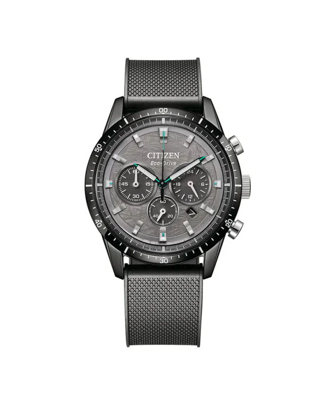 Citizen Eco-Drive Chrono Mens Stål / Sort 40mm