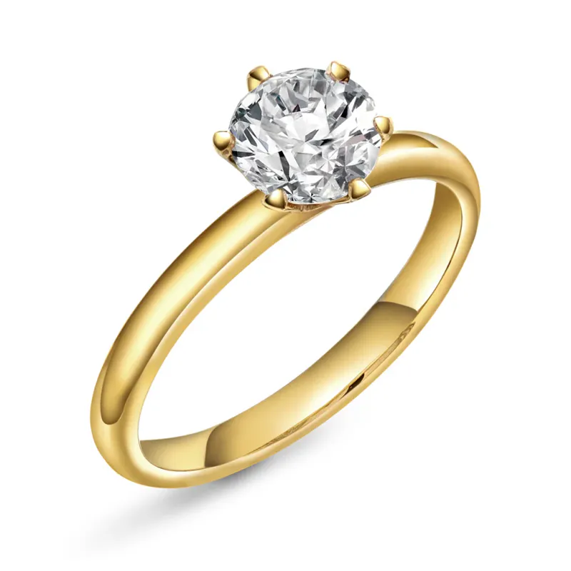 Ring CONTESSA 585 gull med LAB grown diamant 1,00ct VS1