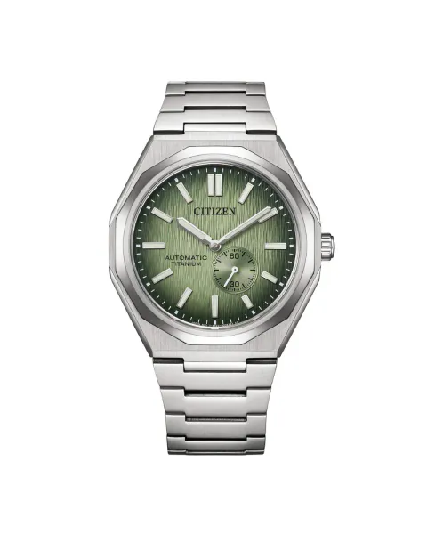 Hovedbilde Citizen Titan Automatikk Sølv / Grønn 40,5mm