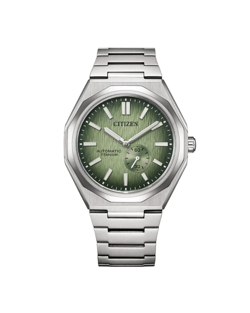 Citizen Titan Automatikk Sølv / Grønn 40,5mm