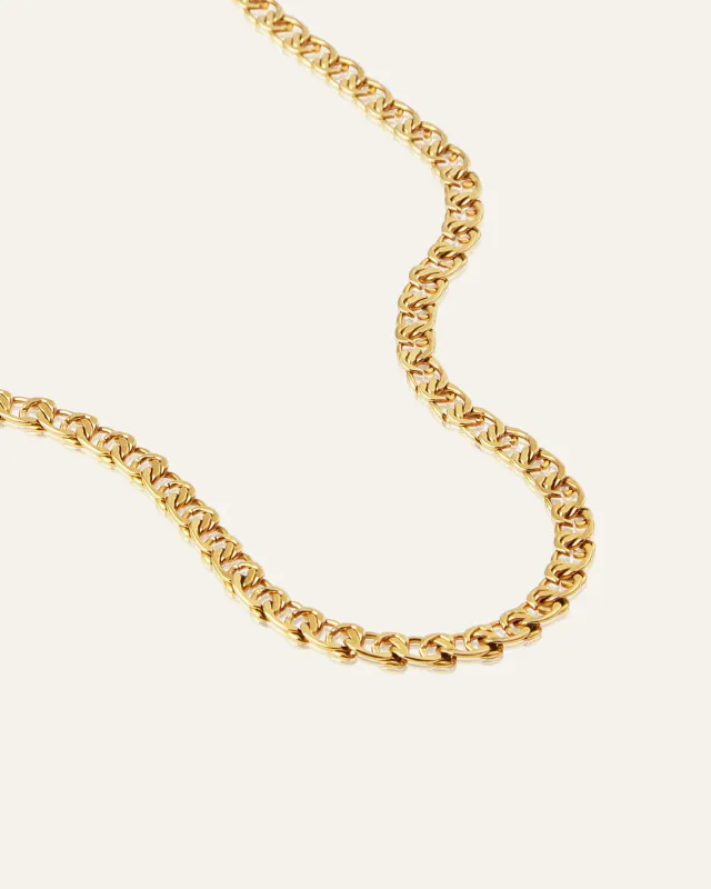 Mockberg Infinity Gold Necklace