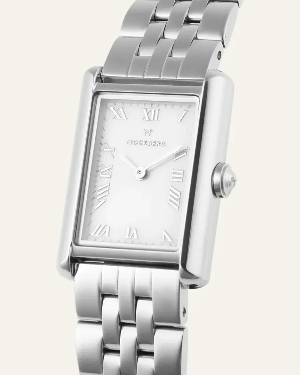 Mockberg Unisex - Timeless Grand Stål / Hvit 23x31mm