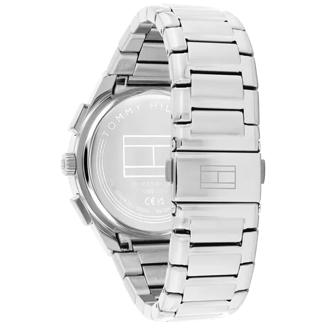 Hovedbilde Tommy Hilfiger  Ø43mm 5ATM Chrono stål/blå