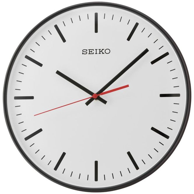 Hovedbilde Seiko veggur- Ø30x5cm QXA701K inkl.batteri
