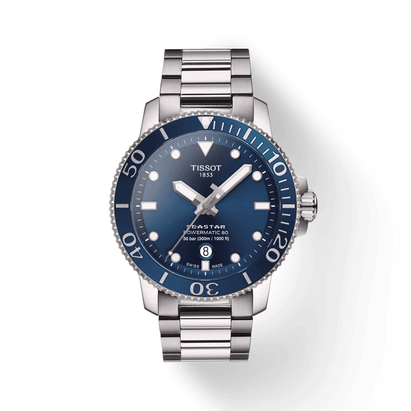 Tissot Seastar 1000 Powermatic 80 Ø43mm Blue
