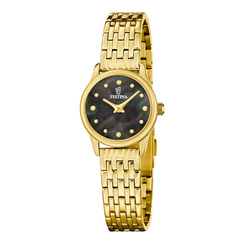 Festina Ø23mm 50m' Sort perlemor 