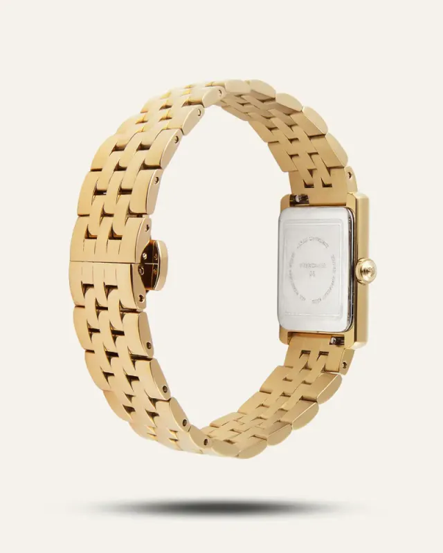 Mockberg Unisex - Timeless Grand Gullfarget Stål / Hvit 23x31mm