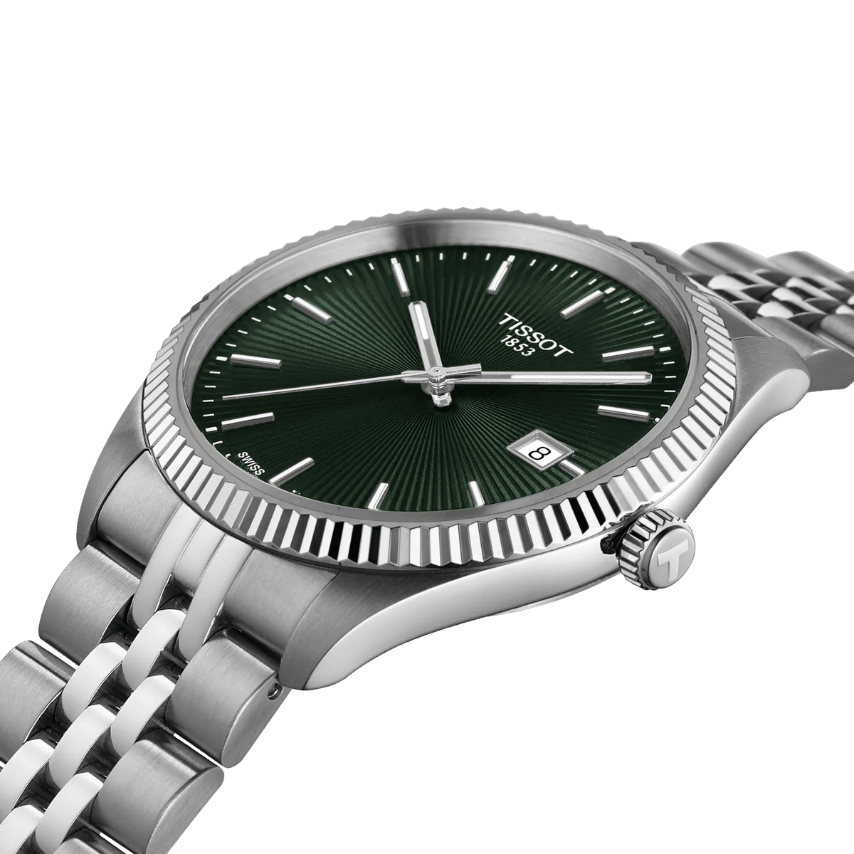 Tissot Ballade 40mm, grønn, 100m