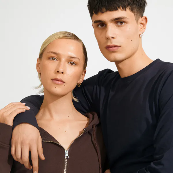 Hovedbilde PILGRIM SENSE øredobber, gullbelagt 2-i-1-sett, ...