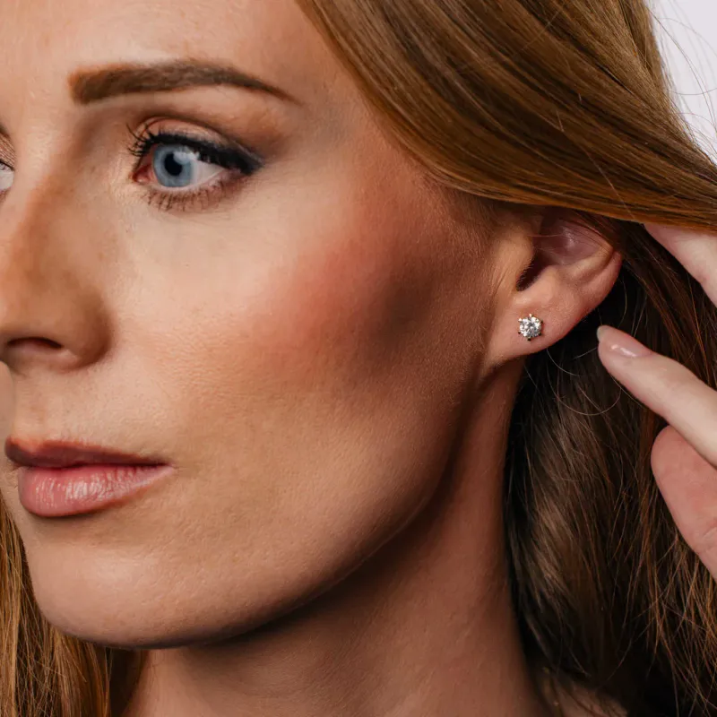 Ørepynt CONTESSA 585 gull med LAB grown diamanter 1,0ct VS1
