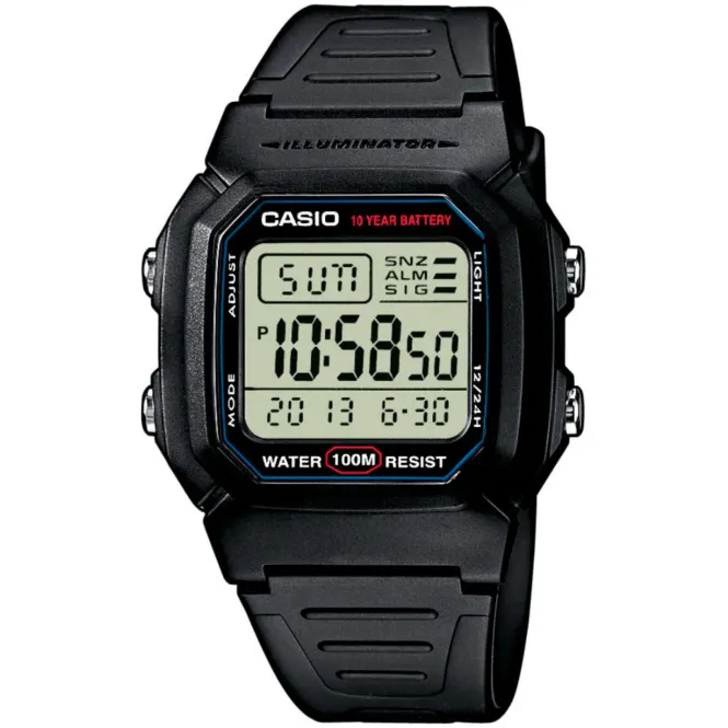 Hovedbilde Casio Timeless 37mm 3ATM W-800H-1AVES