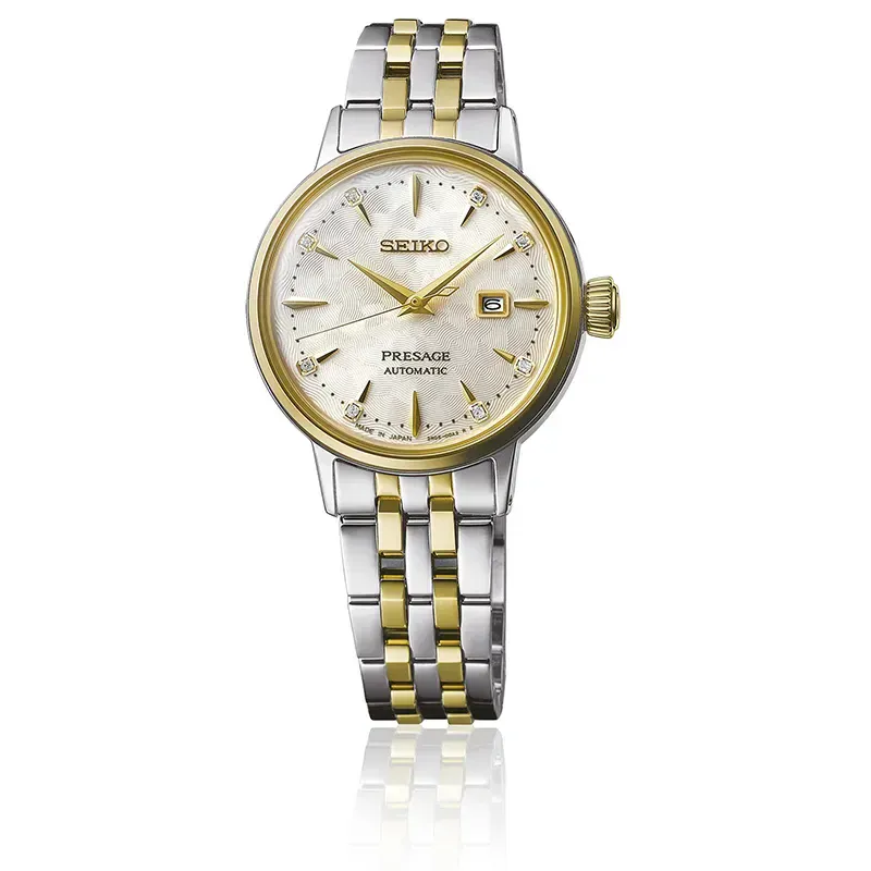 Seiko Presage, Dame, med 8 diamanter